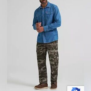 Men's fleece lined cargo pants 30 x 30 good condition